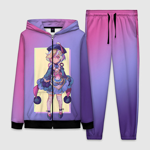 Женский костюм Genshin Impact / 3D-Черный – фото 1