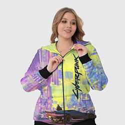 Женский 3D-костюм Cyberpunk 2077, цвет: 3D-черный — фото 2