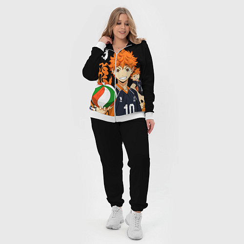 Женский костюм ВОЛЕЙБОЛ!! HAIKYUU!! / 3D-Белый – фото 4