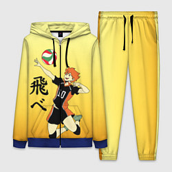 Женский 3D-костюм Fly High Haikyuu!!, цвет: 3D-синий