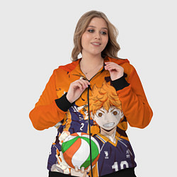 Женский 3D-костюм ВОЛЕЙБОЛ!! HAIKYUU!!, цвет: 3D-черный — фото 2