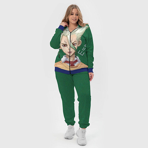 Женский костюм Доктор Стоун / 3D-Синий – фото 4