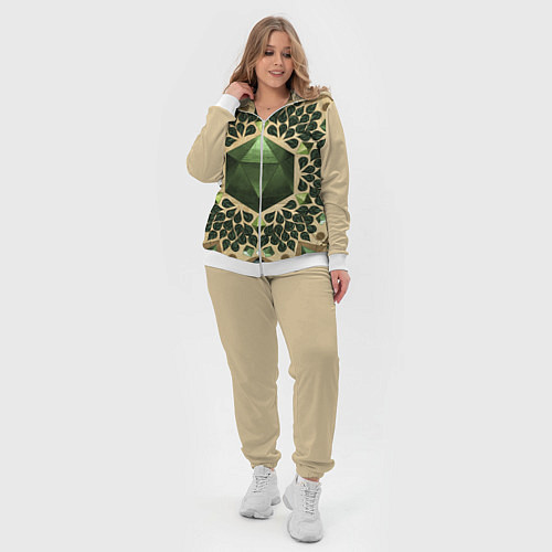 Женский костюм DnD Dices: Pattern / 3D-Белый – фото 4