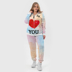 Женский 3D-костюм Love you I, цвет: 3D-белый — фото 2