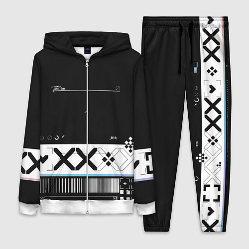 Женский костюм Desert Eagle: Printstream Black / 3D-Белый – фото 1