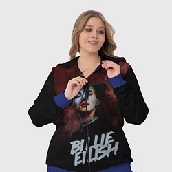 Женский 3D-костюм Билли Айлиш, цвет: 3D-синий — фото 2