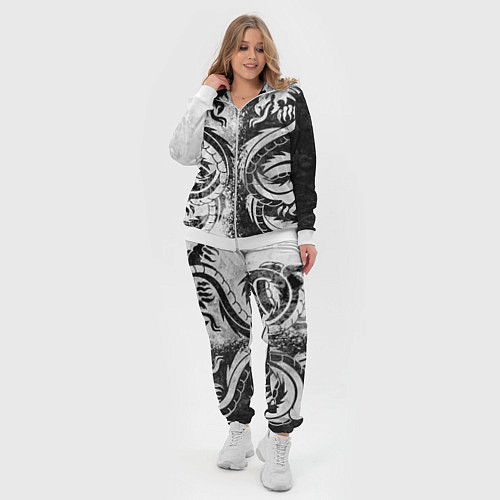 Женский костюм ДРАКОНЫ DRAGONS / 3D-Белый – фото 4