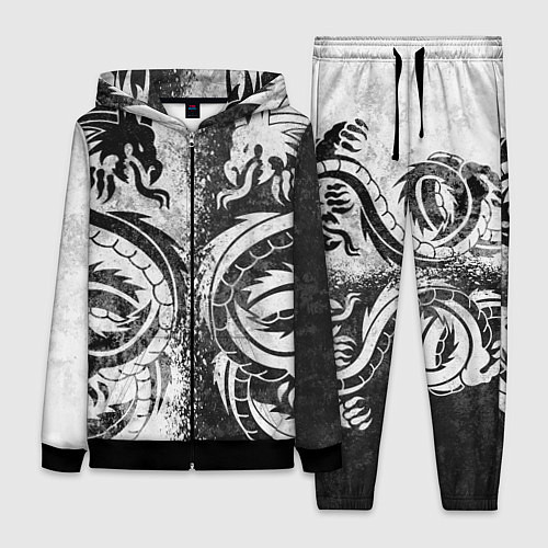 Женский костюм ДРАКОНЫ DRAGONS / 3D-Черный – фото 1