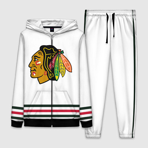 Женский костюм Чикаго Блэкхокс Форма1 / 3D-Черный – фото 1