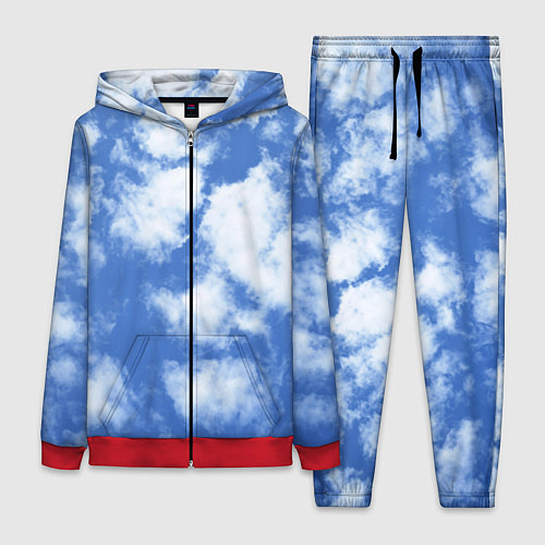 Женский костюм ОБЛАКА / 3D-Красный – фото 1