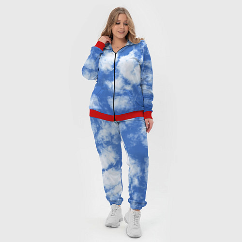 Женский костюм ОБЛАКА / 3D-Красный – фото 4