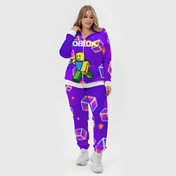 Женский 3D-костюм ROBLOX КУБЫ, цвет: 3D-белый — фото 2
