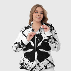 Женский 3D-костюм Черный клевер,, цвет: 3D-белый — фото 2