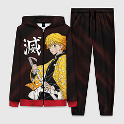 Женский 3D-костюм КЛИНОК РАССЕКАЮЩИЙ ДЕМОНОВ, цвет: 3D-красный