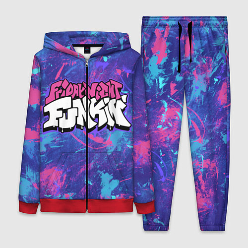 Женский костюм Friday Night Funkin / 3D-Красный – фото 1