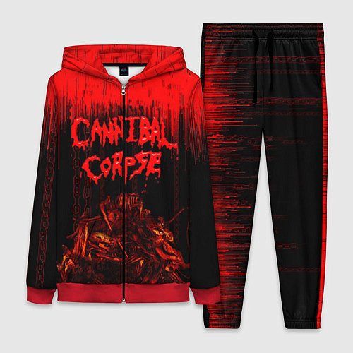 Женский костюм CANNIBAL CORPSE / 3D-Красный – фото 1