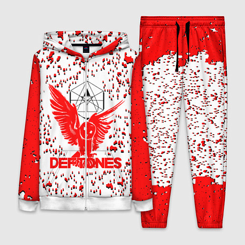 Женский костюм Deftones / 3D-Белый – фото 1