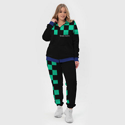 Женский 3D-костюм Kamado Tanjirou Kimetsu no Yaiba, цвет: 3D-синий — фото 2