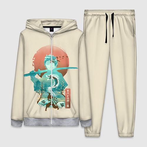 Женский костюм Demon Slayer Tanjiro / 3D-Меланж – фото 1