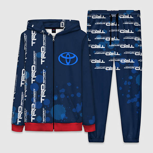 Женский костюм Toyota - Paint Pattern on left / 3D-Красный – фото 1