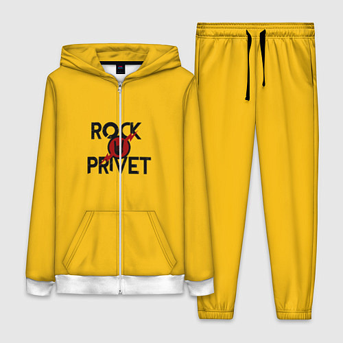 Женский костюм Rock privet / 3D-Белый – фото 1