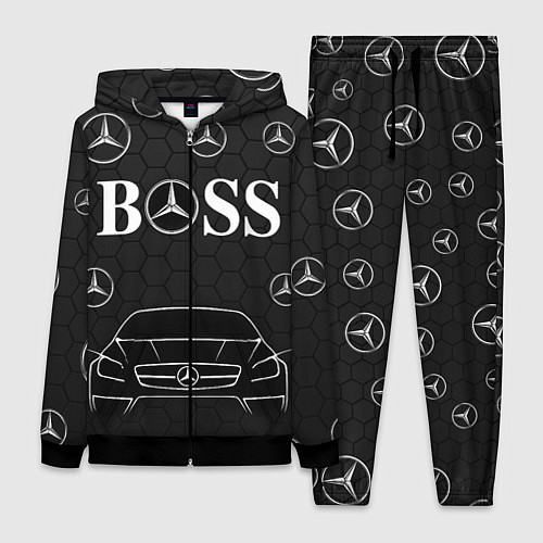 Женский костюм BOSS MERCEDES-BENZ / 3D-Черный – фото 1