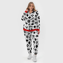 Женский 3D-костюм БЛИЧ КАПИТАНЫ ГОТЕЙ 13 ЭМБЛЕМЫ, цвет: 3D-красный — фото 2
