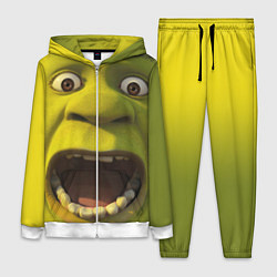 Женский 3D-костюм Shrek is Yelling, цвет: 3D-белый