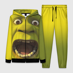 Женский 3D-костюм Shrek is Yelling, цвет: 3D-черный