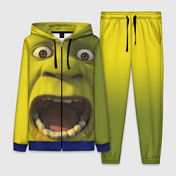 Женский 3D-костюм Shrek is Yelling, цвет: 3D-синий