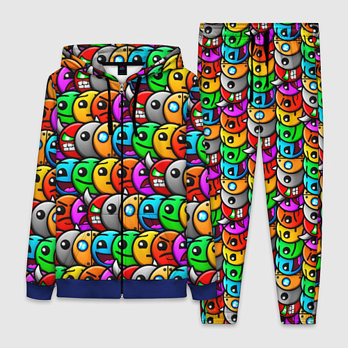 Женский костюм Geometry Dash: Pattern Z / 3D-Синий – фото 1