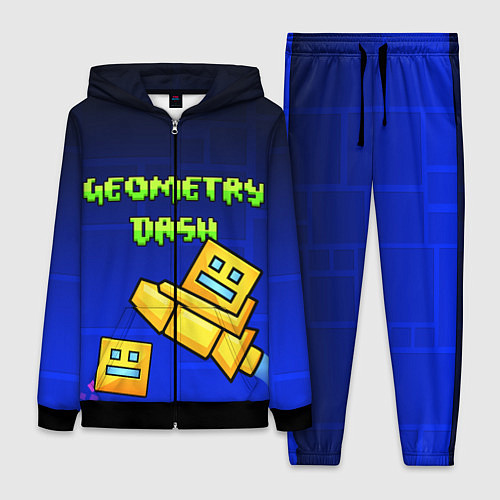 Женский костюм Geometry Dash / 3D-Черный – фото 1