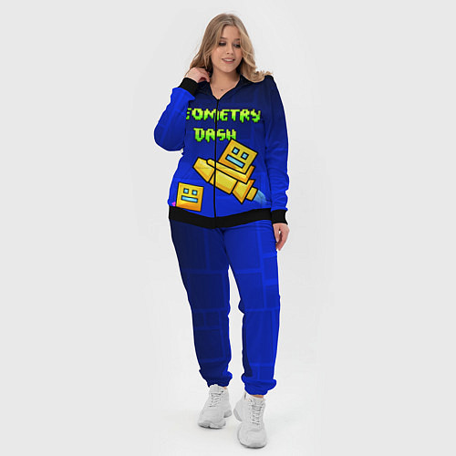 Женский костюм Geometry Dash / 3D-Черный – фото 4