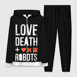 Женский 3D-костюм Love Death Robots, цвет: 3D-белый