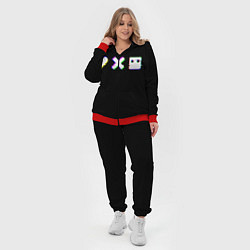 Женский 3D-костюм Love Death and Robots Glitch, цвет: 3D-красный — фото 2