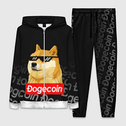 Женский 3D-костюм DOGECOIN DOGE ДОГИКОИН, цвет: 3D-белый