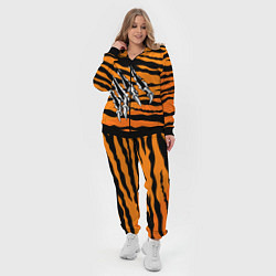 Женский 3D-костюм След от когтей тигра, цвет: 3D-черный — фото 2