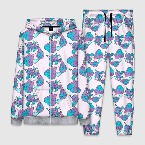Женский костюм Пони узор / 3D-Меланж – фото 1