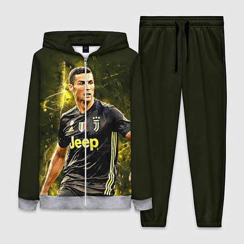 Женский костюм Cristiano Ronaldo Juventus / 3D-Меланж – фото 1