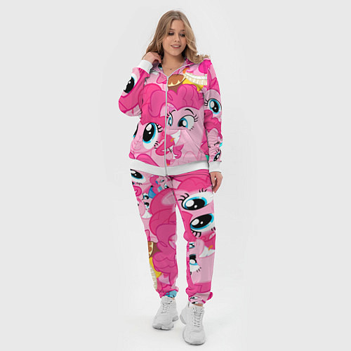 Женский костюм Pinkie Pie pattern / 3D-Белый – фото 4