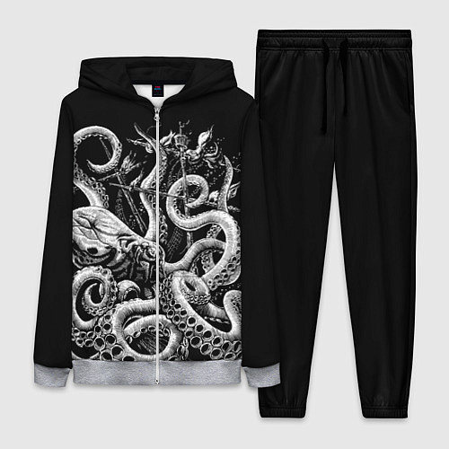 Женский костюм Кракен Монстр / 3D-Меланж – фото 1