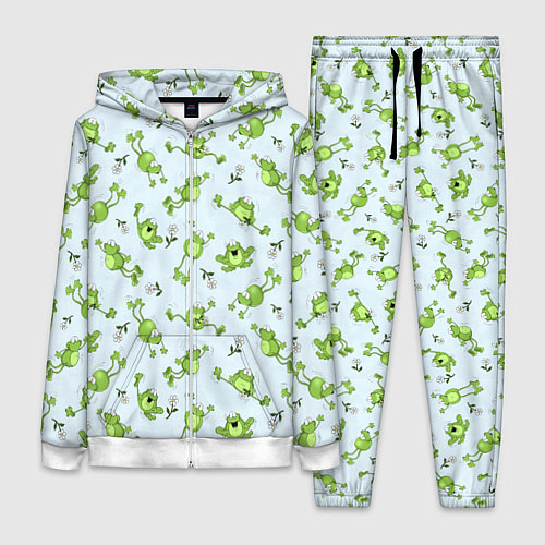 Женский костюм Веселые лягушки / 3D-Белый – фото 1