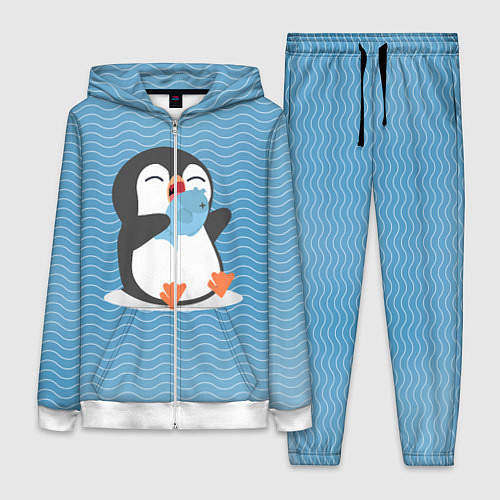 Женский костюм Пингвин / 3D-Белый – фото 1