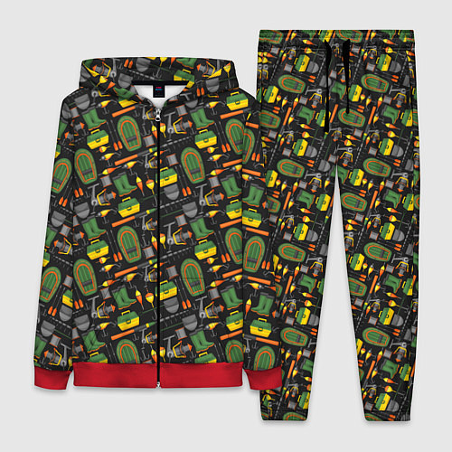 Женский костюм Время порыбачить / 3D-Красный – фото 1