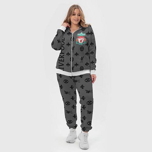 Женский костюм LIVERPOOL ЛИВЕРПУЛЬ LV / 3D-Белый – фото 4