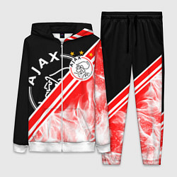 Женский 3D-костюм FC AJAX AMSTERDAM ФК АЯКС, цвет: 3D-белый