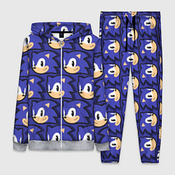 Женский 3D-костюм Sonic pattern, цвет: 3D-меланж