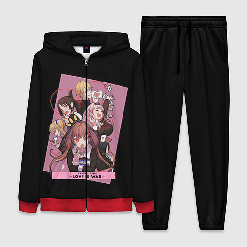 Женский костюм Kaguya Sama Госпожа Кагуя / 3D-Красный – фото 1