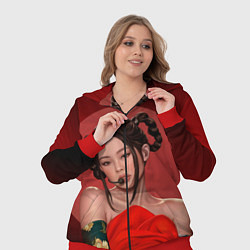 Женский 3D-костюм Дженни BLACKPINK, цвет: 3D-красный — фото 2