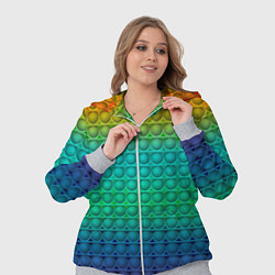 Женский 3D-костюм POP IT СИМПЛ ДИМПЛ, цвет: 3D-меланж — фото 2